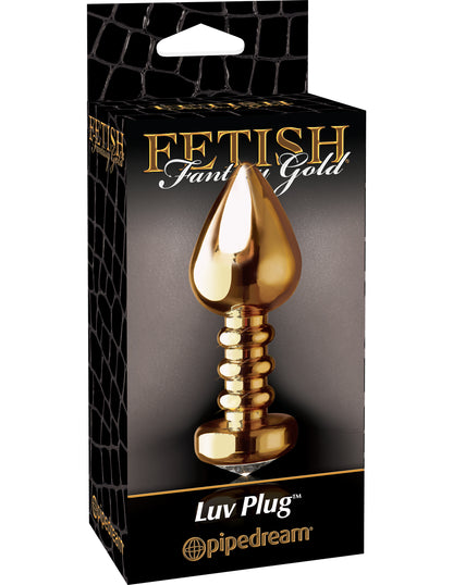 Fetish Fantasy Gold Luv-Plug - Gold by Pipedream