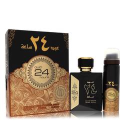 Ard Al Zaafaran Oud 24 Hours Eau De Parfum Spray + 1.7oz Perfumed Spray (Unisex) By Al Zaafaran by Al Zaafaran