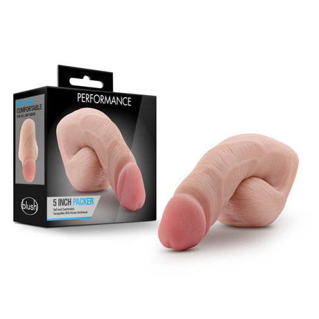 Blush Performance 5-Inch Packer — Vanilla - BL-57853