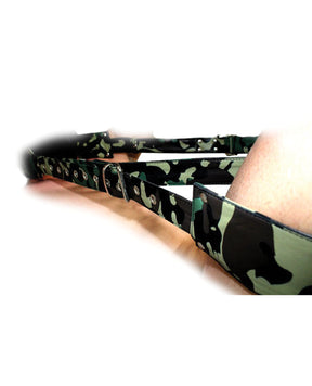 Sensual Sin Leather Adjustable Travel Sling - Camo by Sensual Sin
