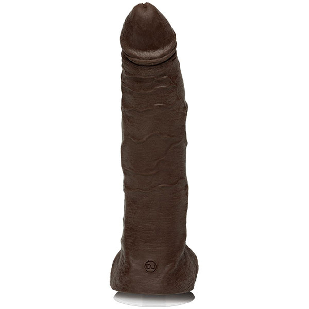 Jason Luv by Doc Johnson 10-Inch ULTRASKYN Realistic Dildo, Chocolate - DJ8060-06-BX
