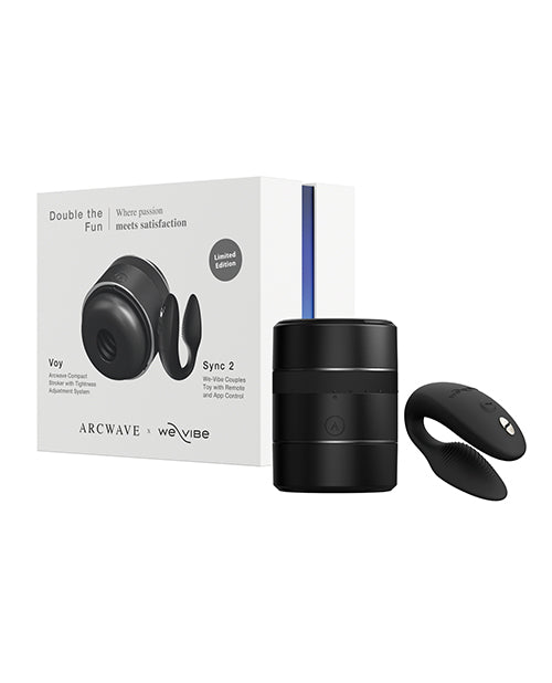 Arcwave Voy / We-Vibe Sync 2 Double the Fun Pair - Black by Arcwave