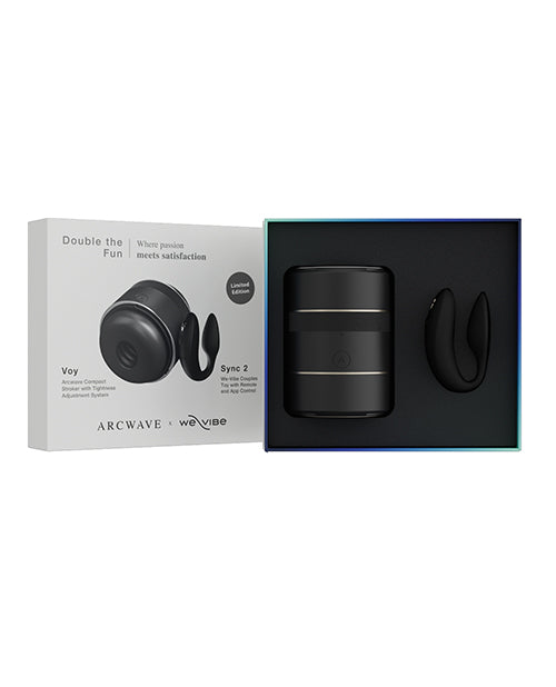 Arcwave Voy / We-Vibe Sync 2 Double the Fun Pair - Black by Arcwave