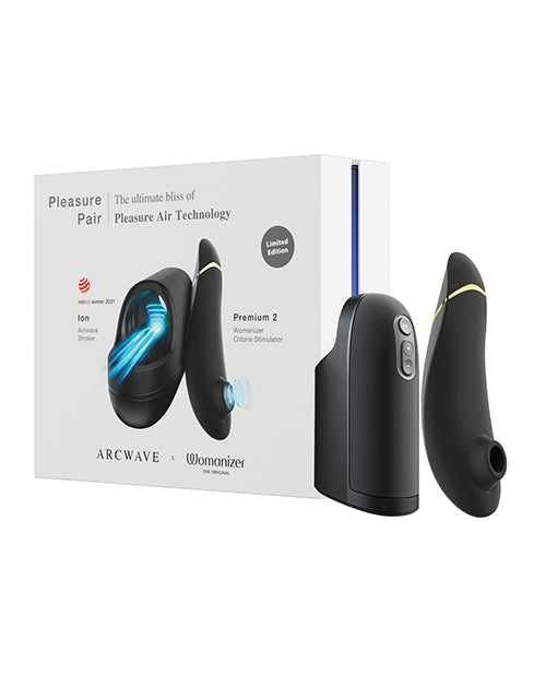 Arcwave Ion / Womanizer Premium 2 Pleasure Pair - Black by Arcwave