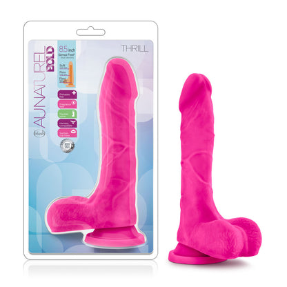 Au Natural - Bold - Thrill - 8.5 Inch Dildo - Pink by Blush