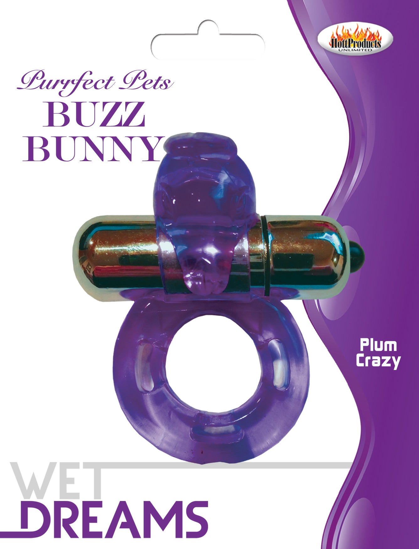 Purrfect Pet Buzz Bunny - Purple by Hott Products