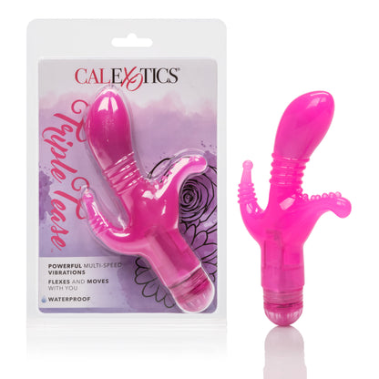 Triple Tease Vibe - Pink by CalExotics