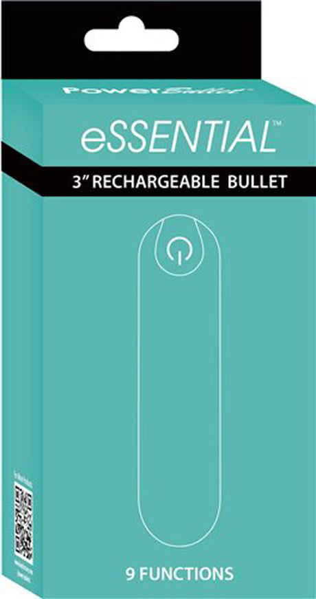 BMS Factory Power Bullet Essential 3.5" Rechargeable Bullet — Teal - BMS5719-3