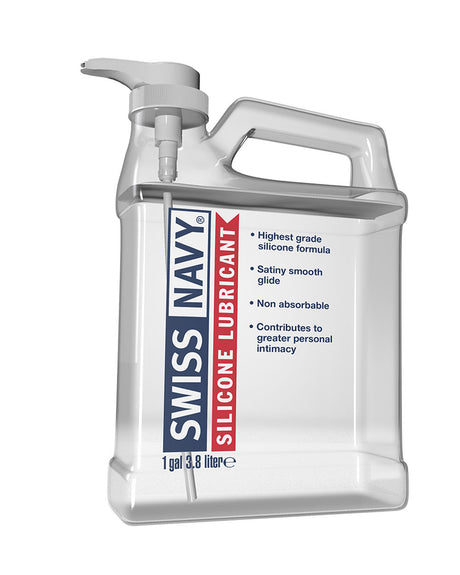 M.D. Science Lab Swiss Navy Silicone Personal Lubricant — 1 Gallon - MD-SNSL1G