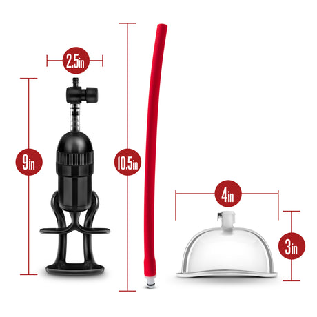 Blush Temptasia Intense Labia Pump System with Clear Hood - BL-68318