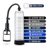 Blush Performance VX3 Male Enhancement Pump System — Clear - BL-03091