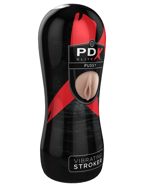 Pipedream PDX Elite Vibrating Stroker Sleeve, 6.5 in - PDRD521