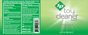 I.D. Lubricants Toy Cleaner Foam — 8.1 oz - ID-ZTY-08