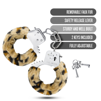 Temptasia Cuffs - Leopard by Blush