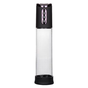 CalExotics Peak Rechargeable Penis Pump — Black/Clear, 11.5 in - SE5500253