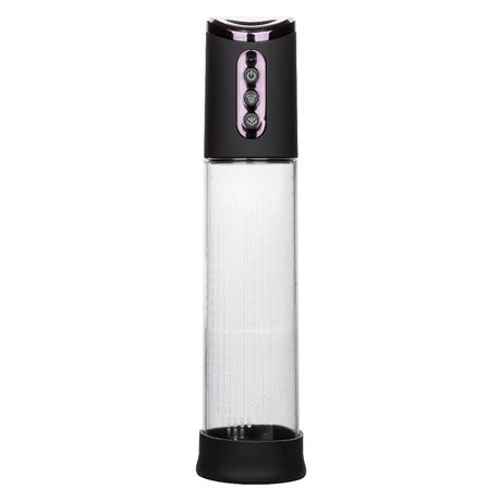 CalExotics Peak Rechargeable Penis Pump — Black/Clear, 11.5 in - SE5500253