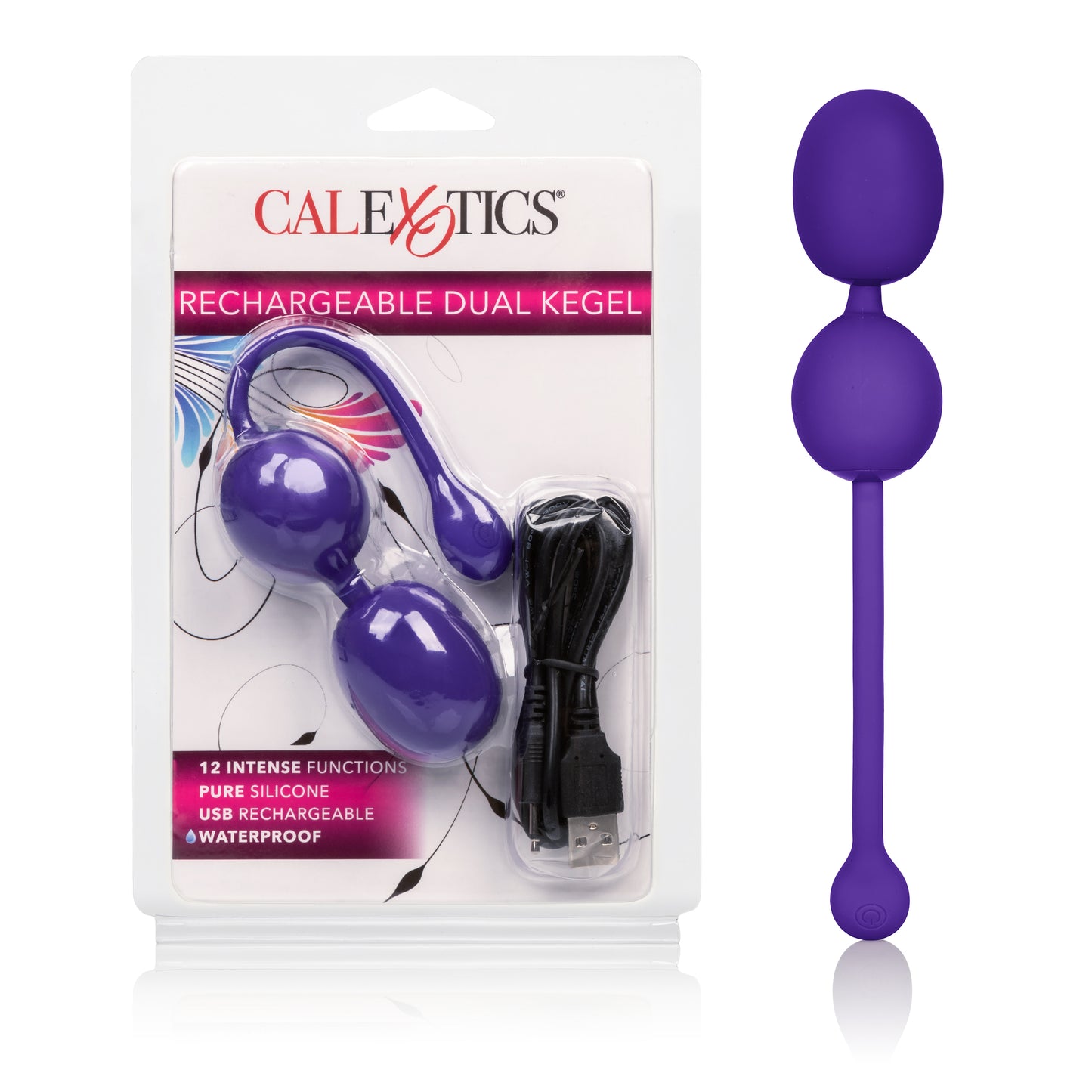 Rechargeable Dual Kegel - Purple by CalExotics