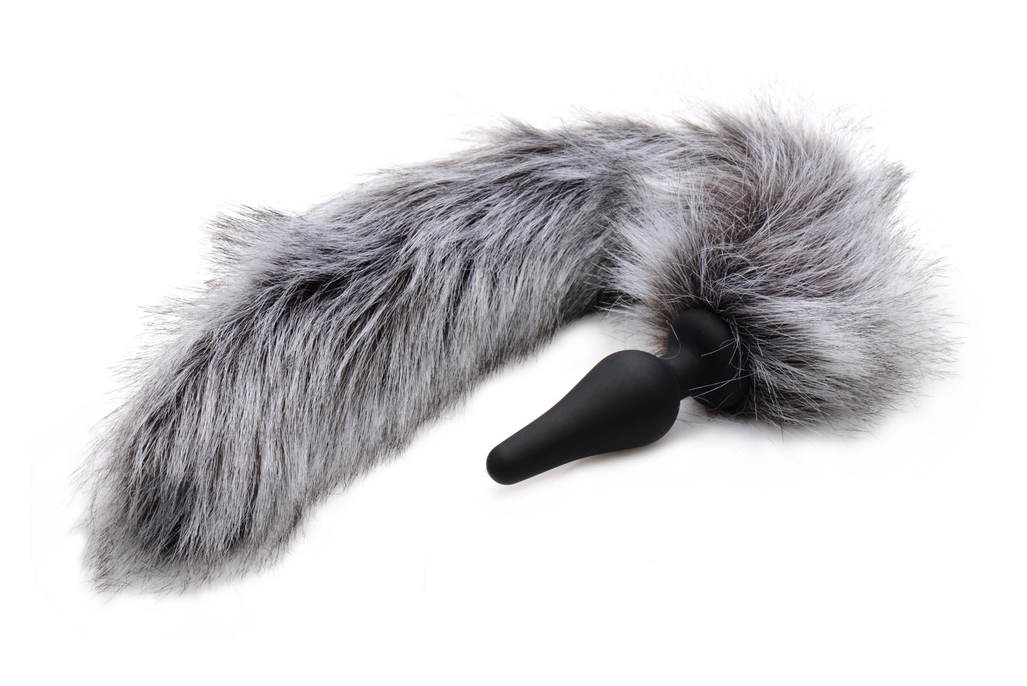 Grey Wolf Tail Anal Plug and Ears Set by XR Brands