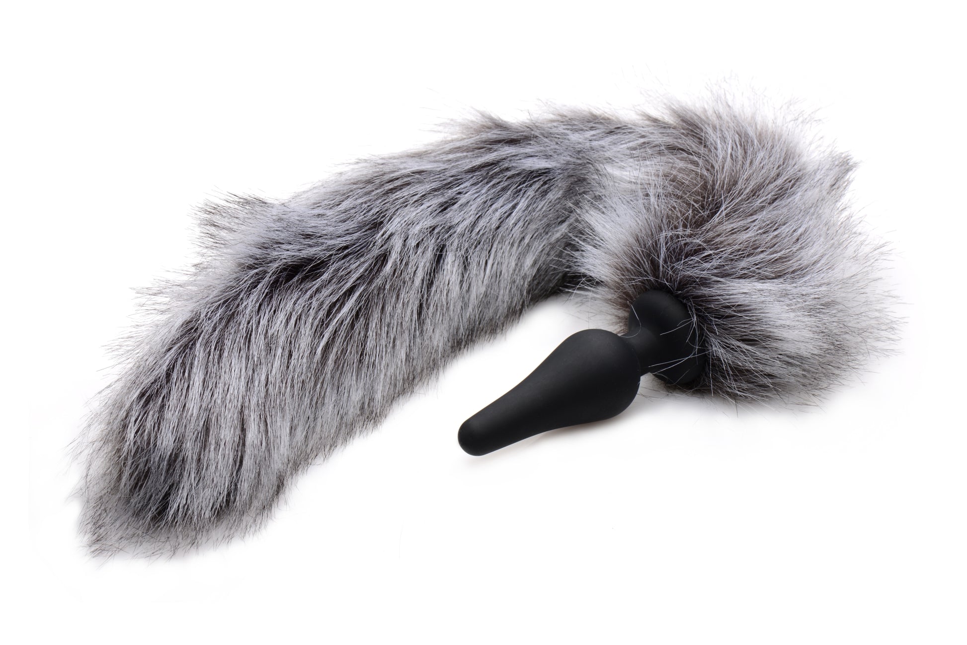 Grey Wolf Tail Anal Plug and Ears Set by XR Brands