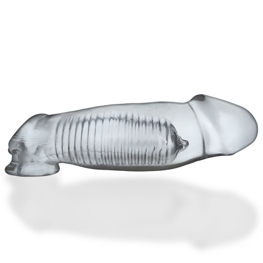 Oxballs Hulk Cocksheath — Clear Extra-Large FlexTPR Sleeve - OX-3071-CLR