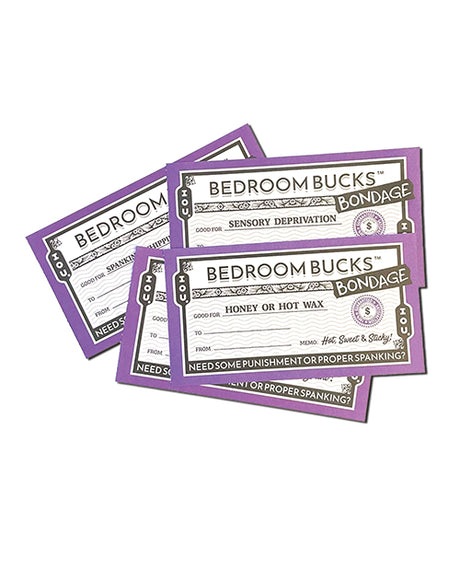 Ball & Chain Bedroom Bondage Bucks — Play Coupon Set
