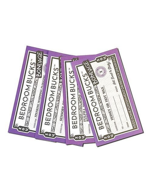 Ball & Chain Bedroom Bondage Bucks — Play Coupon Set
