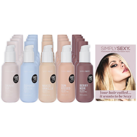 Classic Brands Simply Sexy Pheromone Hair & Body Mist Bundle, 26‑Pc (3.35 oz) - SSY3200-100