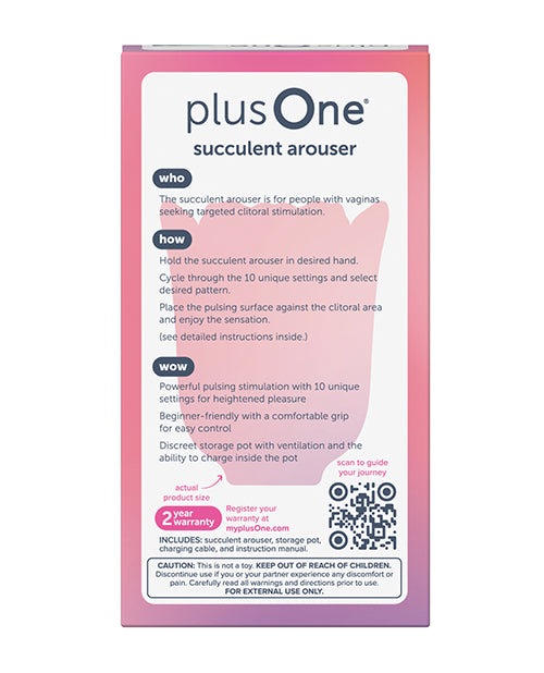plusOne Succulent Arouser by Beacon Wellness Brands