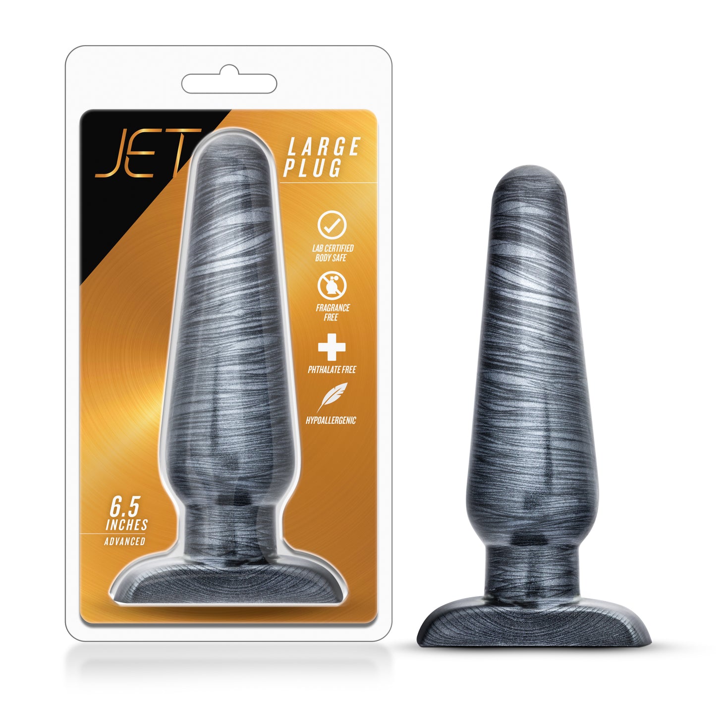 Jet Large Plug - Carbon Metallic Black by Blush