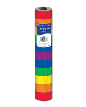 Pride Table Roll - Rainbow by Beistle