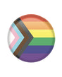 Pride Flag Button by Beistle