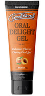 Doc Johnson GoodHead Oral Delight Gel — Peach, 4 oz - DJ1361-09-BU