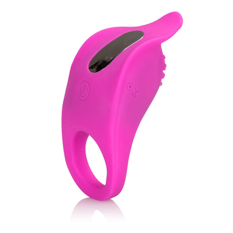 CalExotics Silicone Rechargeable Teasing Ring — 7 Functions - SE1841103