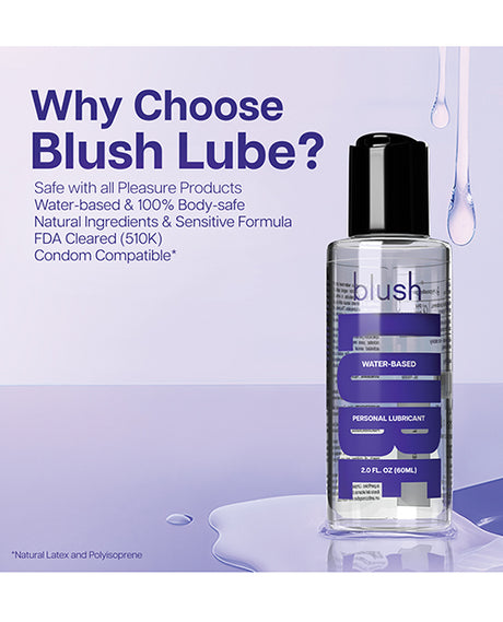 Blush Water-Based Personal Lubricant, 2 oz