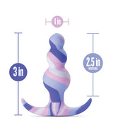 Avant Twilight Silicone Anal Plug — Blue