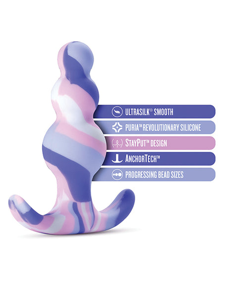 Avant Twilight Silicone Anal Plug — Blue