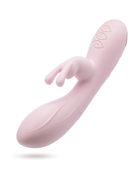 Blush Novelties Morgan Rabbit Vibrator — Pink, Dual-Point Stimulation