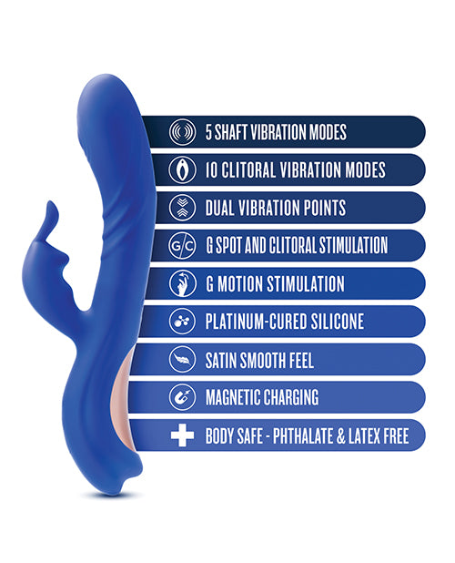 Blush Novelties Harper Rabbit Vibrator - Midnight