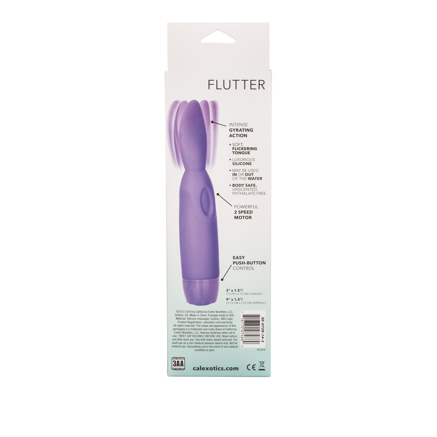 Gyration Sensations Flutter - Purple by CalExotics