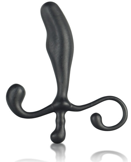 Blue Line C & B 5" Male P-Spot Massager - Black by Blue Line