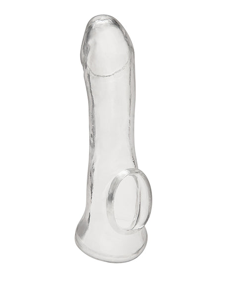 Blue Line C & B 6.25" Transparent Penis Enhancing Sleeve Extension - Clear by Blue Line
