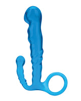 Blue Line C & B 4.5" Beginners Prostate Massager - Jelly Blue by Blue Line