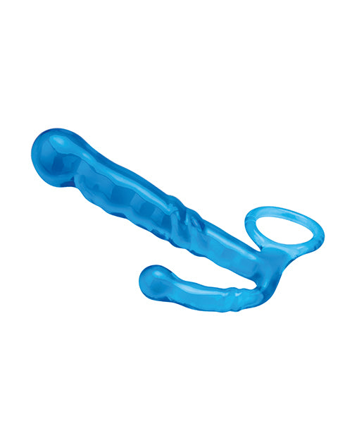 Blue Line C & B 4.5" Beginners Prostate Massager - Jelly Blue by Blue Line