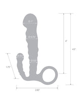 Blue Line C & B 4.5" Beginners Prostate Massager - Jelly Blue by Blue Line