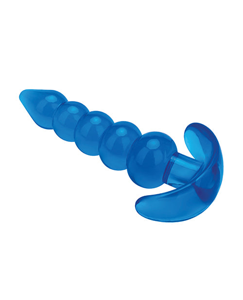 Blue Line C & B 4.5" Beaded Plug - Jelly Blue Medium by Blue Line