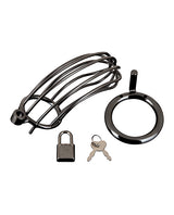 Blue Line Prisoner Cock Cage - Black by Blue Line