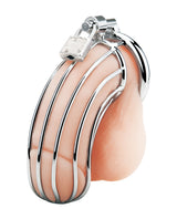 Blue Line Prisoner Cock Cage - Silver by Blue Line