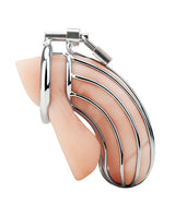 Blue Line Prisoner Cock Cage - Silver by Blue Line