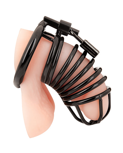 Blue Line Deluxe Chastity Cage - Black by Blue Line