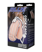 Blue Line Cock Cage w/Anal Stimulator - Silver by Blue Line